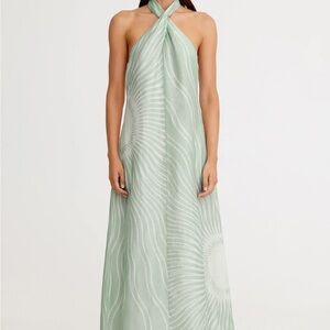 Significant Other Celeste Maxi Halter Dress Au8/US4